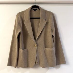 JCrew Taupe Sweater Blazer